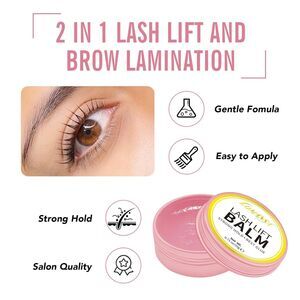Lomansa LASH LIFT BALM PROFESSIONAL EYELASH GLUE ADHESIVE, STRONG HOLD, NEW